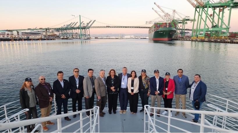 Delegados de la Misión Comercial BASC en el Puerto de Los Ángeles - Port LA. 